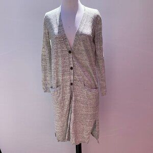Gap Heather Gray Long Sleeve Cardigan Size S
